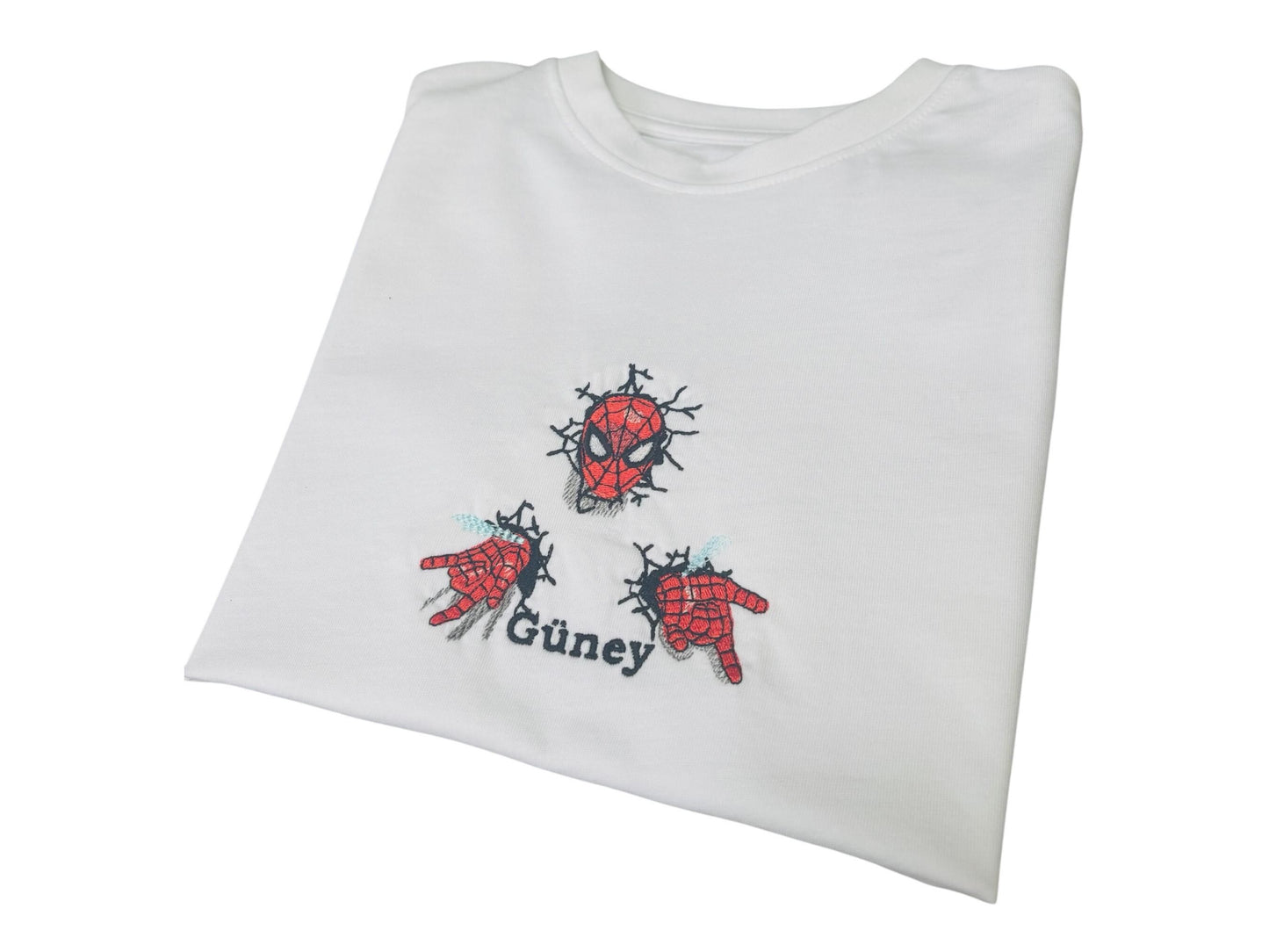 Personalised Kids Spider-Man T-Shirt | 100% Cotton | Ages 3–14 |  Party Gift