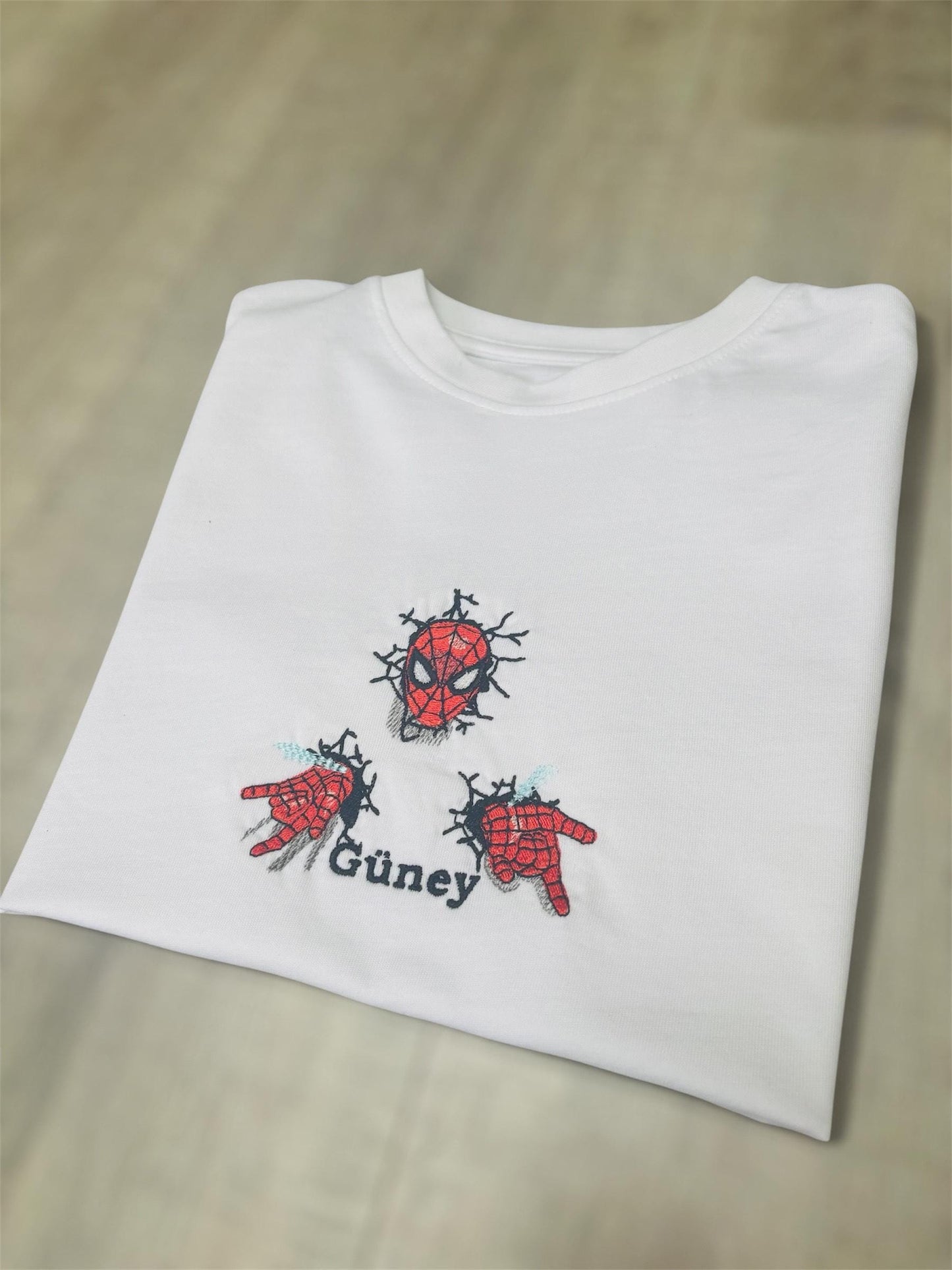 Personalised Kids Spider-Man T-Shirt | 100% Cotton | Ages 3–14 |  Party Gift