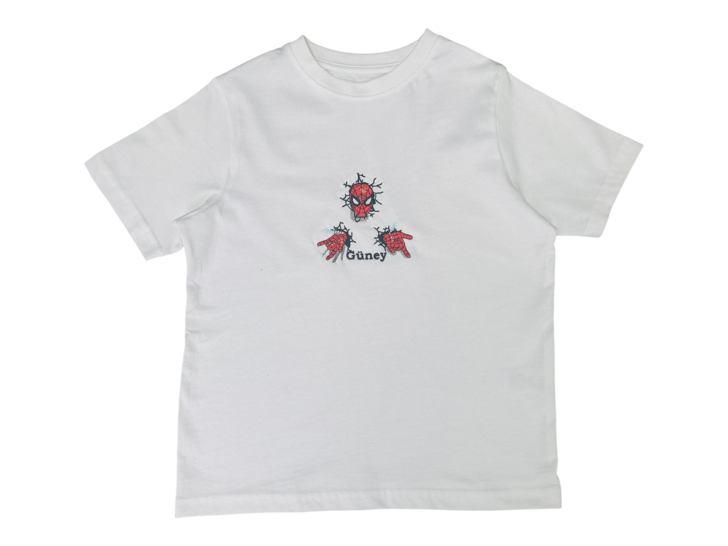 Personalised Kids Spider-Man T-Shirt | 100% Cotton | Ages 3–14 |  Party Gift