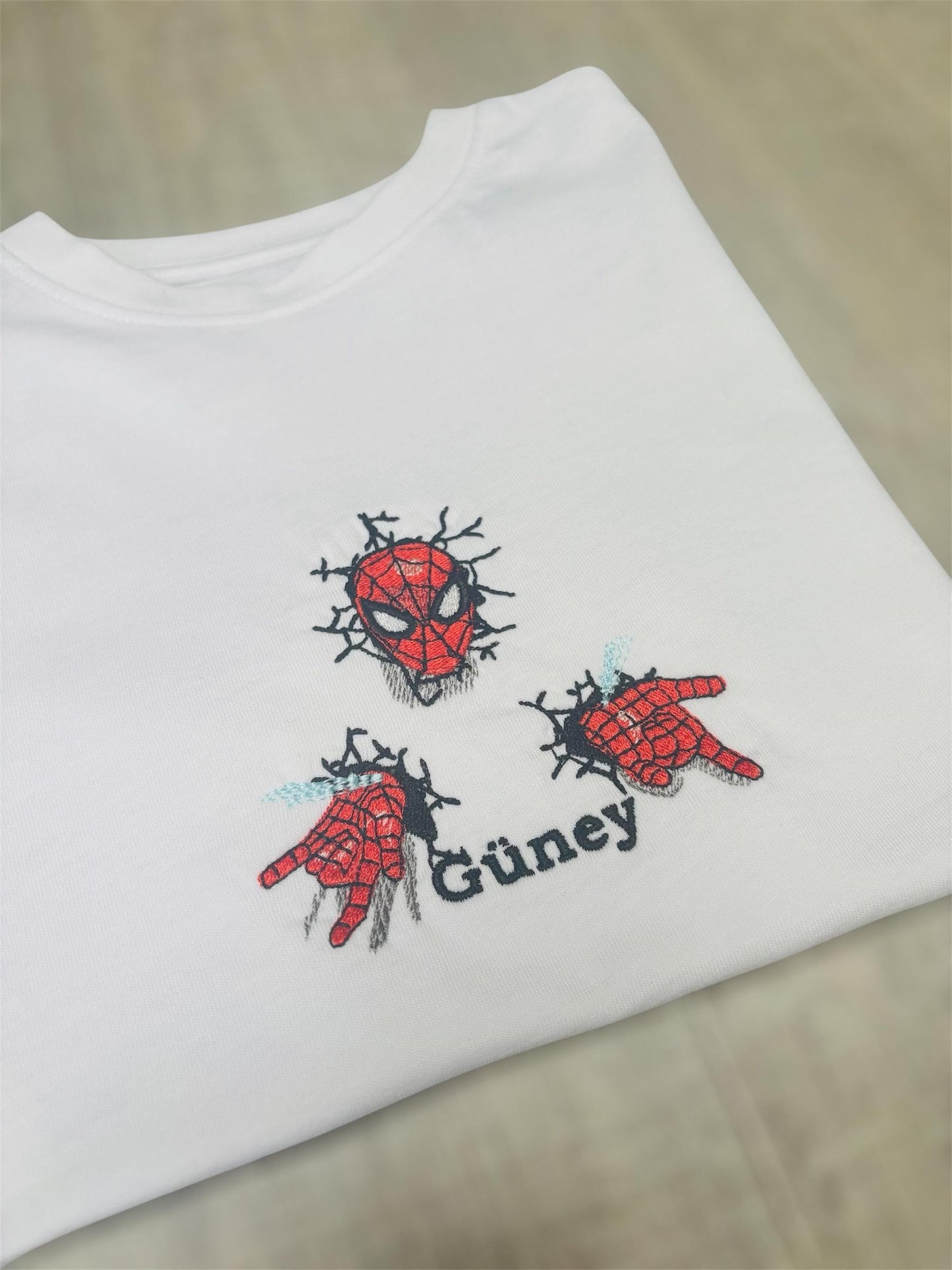 Personalised Kids Spider-Man T-Shirt | 100% Cotton | Ages 3–14 |  Party Gift