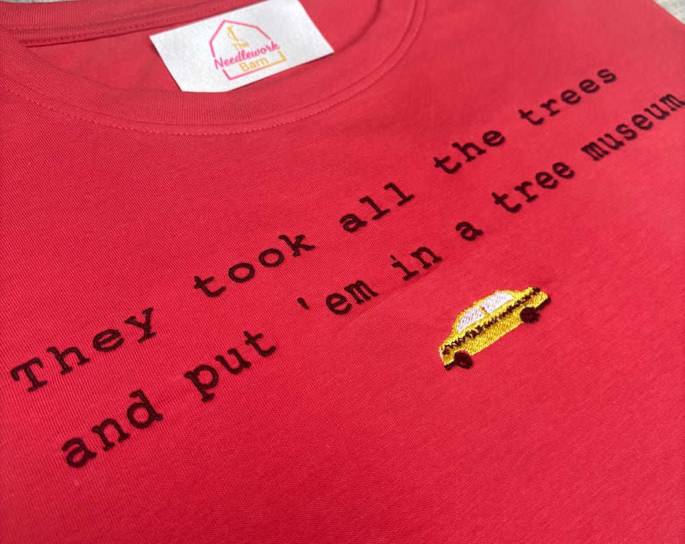 Counting Crows Lyric Organic Cotton T-Shirt